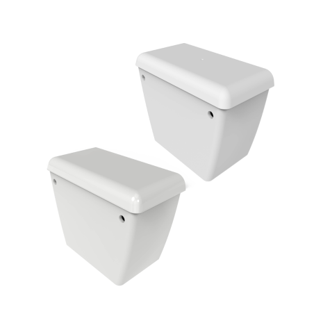 Fitzroy Of London Low Level Cistern For Box Rim Pan