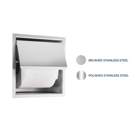 Prestige Flush Mounted Toilet Paper Dispenser 