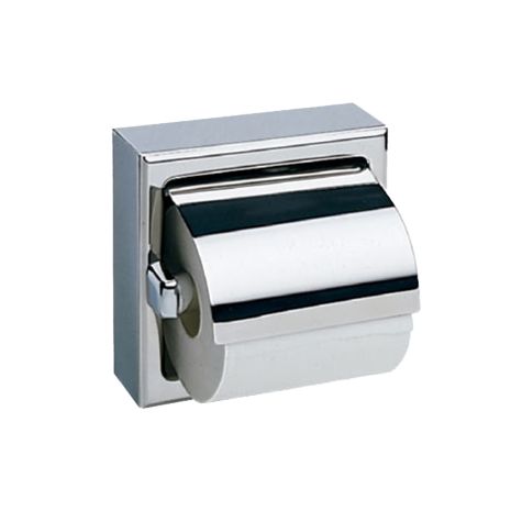 Bobrick Toilet Tissue Dispenser with Hood - Polished