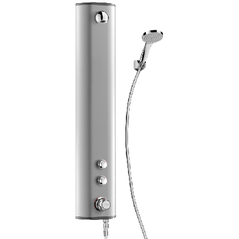 Delabie Dual Control - SECURITHERM Shower Panel | Commercial Washrooms