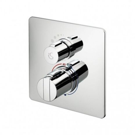 Ideal Standard Concept Easybox Slim Built-in Shower Mixer Square Faceplate