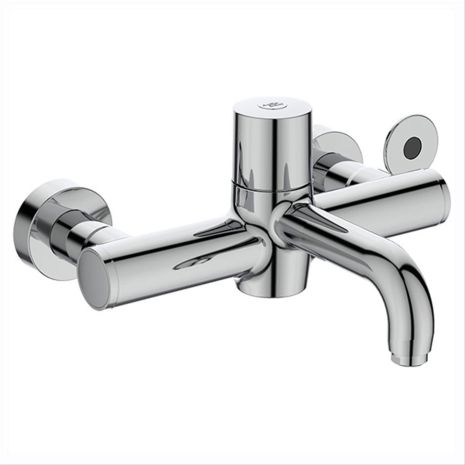 Armitage Shanks Markwik 21+ Sensor Panel Mounted Thermostatic Basin Mixer Tap | Fixed Spout | Commercial Washrooms