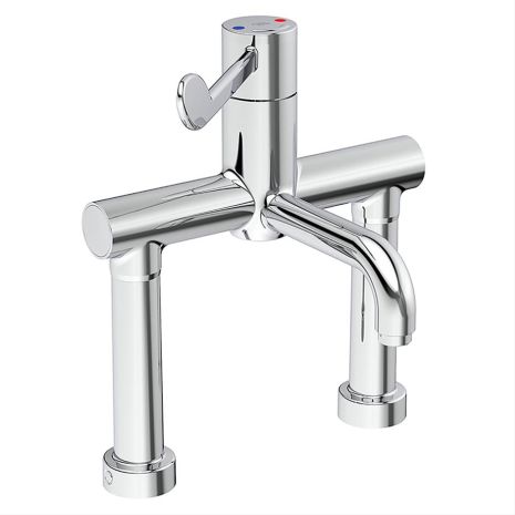 Ideal Standard Markwik 21+ Comfort Deck Mounted Mixer Tap with Detachable Spout and PBV A7905AA