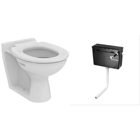 Armitage Shanks Contour 21 355mm Back To Wall School Toilet and Cistern