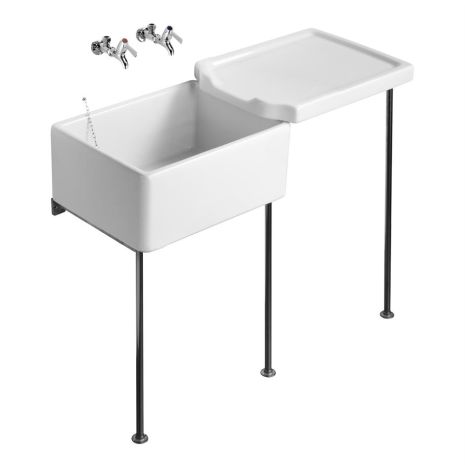 Armitage Shanks Heavy Duty Belfast Cleaners Sink 600mm