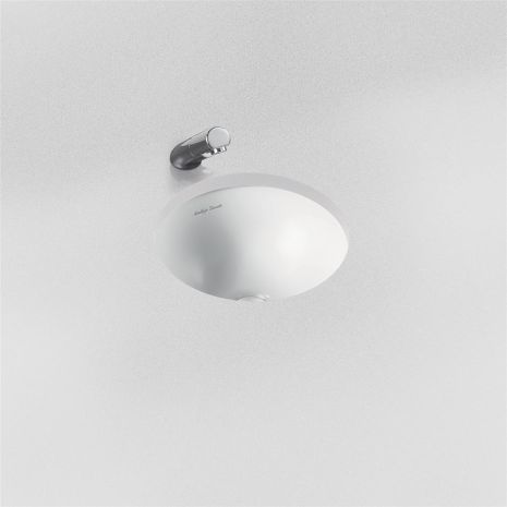 Armitage Shanks Cherwell 21 Round 38/48cm Under-Countertop Washbasin