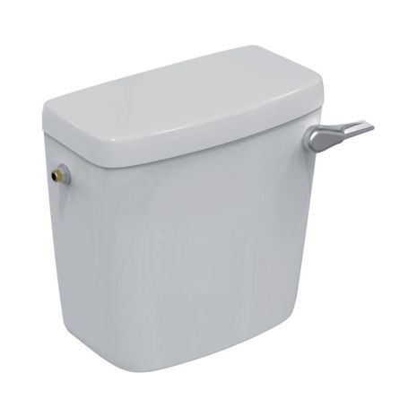 Armitage Shanks Sandringham 21 Low Level 6 Litre Cistern, Single Flush Syphon, Side Supply and Internal Overflow