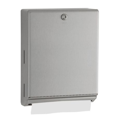 Bobrick Classic Series Paper Towel Dispenser 400 C-Fold or 525 Multifold Tumbler Lock
