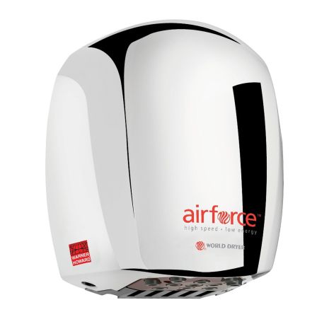 Airforce Warner Mk3 Hand Dryer - Polished Chrome | Commercial Washrooms