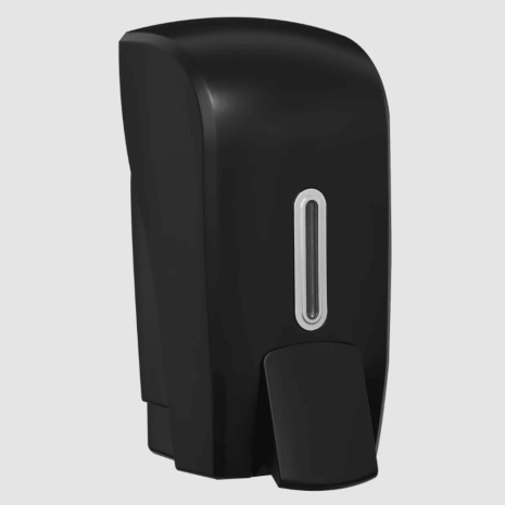 Halo Black 1 Litre Bulk Fill Soap Dispenser (Liquid, Foam or Beaded)