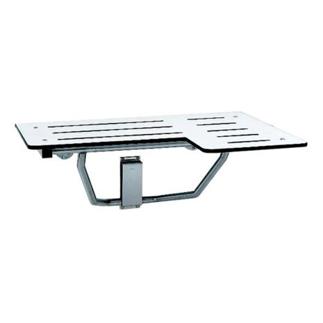 Bobrick Compact Grade Laminate Reversible Folding Shower Seat