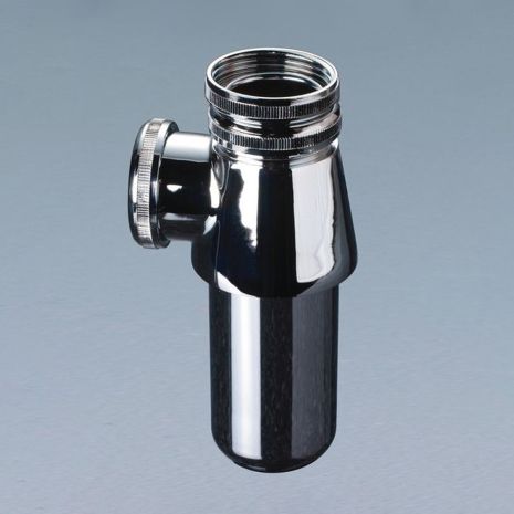 Wirquin 32mm (1.1/4") Chrome Plated Bottle Trap