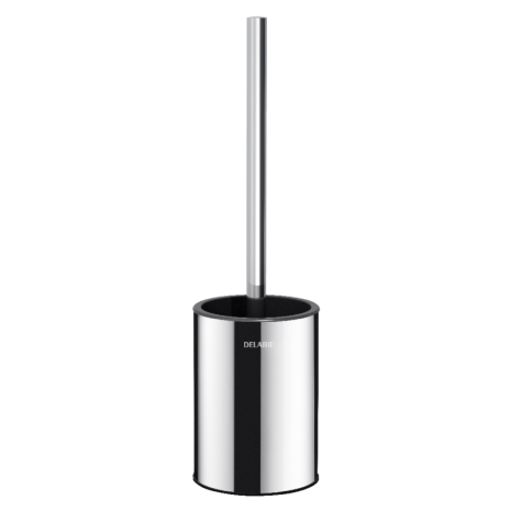 Delabie Floor Standing Toilet Brush Set Without Lid Polished