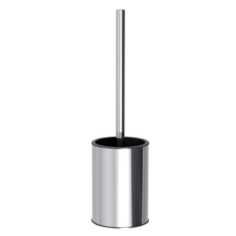 Delabie Wall Mounted Toilet Brush Set Without Lid  Satin Stainless Steel