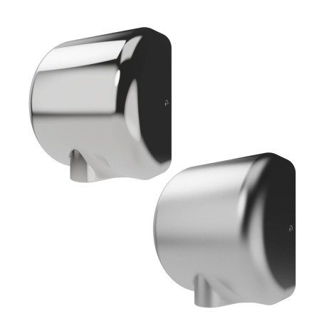 Fitzroy Of London Rapid Contemporary Warm Air Dryer - Polished Stainless Steel | Commercial Washrooms
