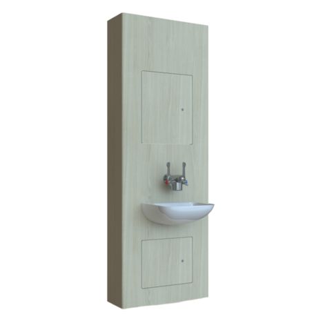 Flush Fronted Healthcare IPS Unit with Hinged and Lockable Access Panels