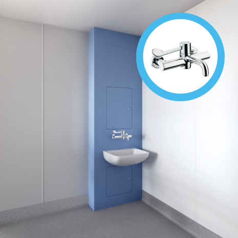 Healthcare Basin IPS Unit with Armitage Shanks Markwik 21+ Thermostatic Tap
