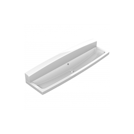 KWC DVS 3 Users Miranit Wash Trough with Splash Back