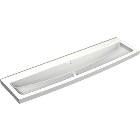 KWC DVS 3 Users Miranit Wash Trough with Tap Ledge