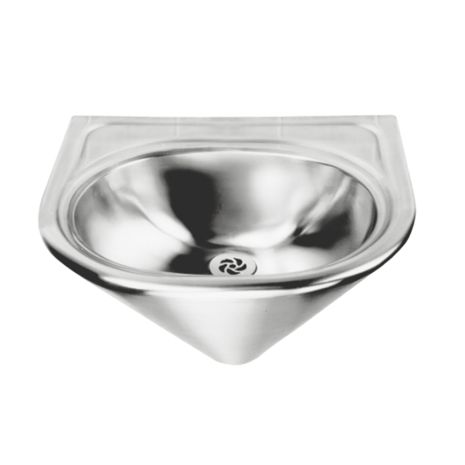 KWC DVS Stainless Steel Wall Hung Wash Hand Basin
