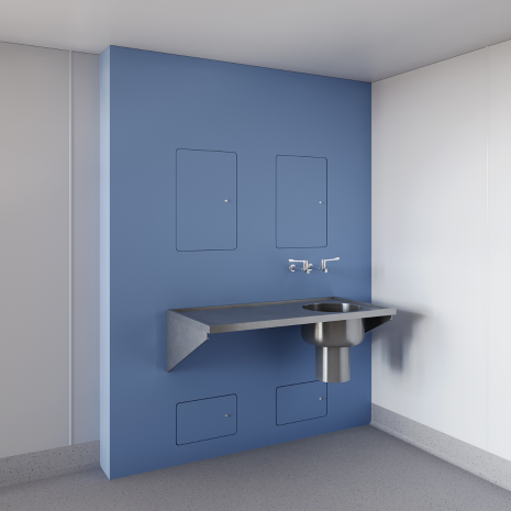 Healthcare IPS Duct Module with Left or Right Hand Clinical Plaster