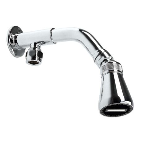 Inta Intacept Bottom Entry Extended Shower Arm with Anti Scale Shower Head | Inta