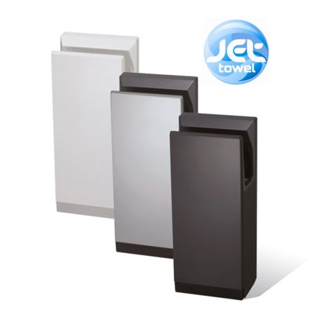 Mitsubishi Jet Towel Hand Dryer - Heated, Silver, white, black