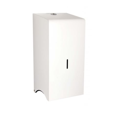 White 2 Roll Corematic Dispenser, Metal | Commercial Washrooms