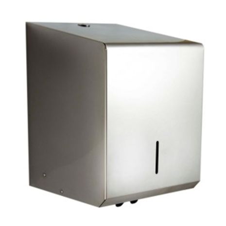 Polished Stainless Centrefeed Paper Towel Dispenser | Commercial Washrooms