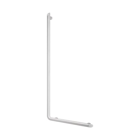 Be-Line L-Shaped Grab Bar White Aluminium