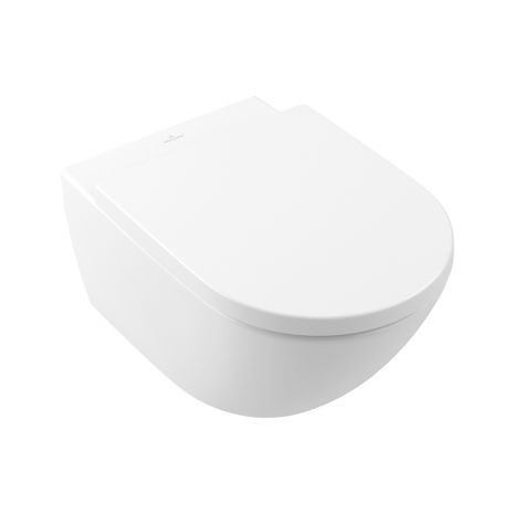 Villeroy and Boch Subway 3.0 Rimless Washdown Wall-mounted Toilet With TwistFlush Stone White