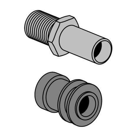 Accessories Water-Inlet Connector 76 x 80 x 27.5 mm