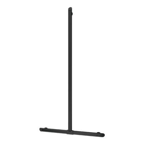 Delabie Be-Line Matte Black Aluminium T-shaped Grab Bar 1130mm x 500mm