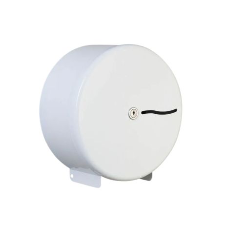 White Metal Toilet Roll Dispenser