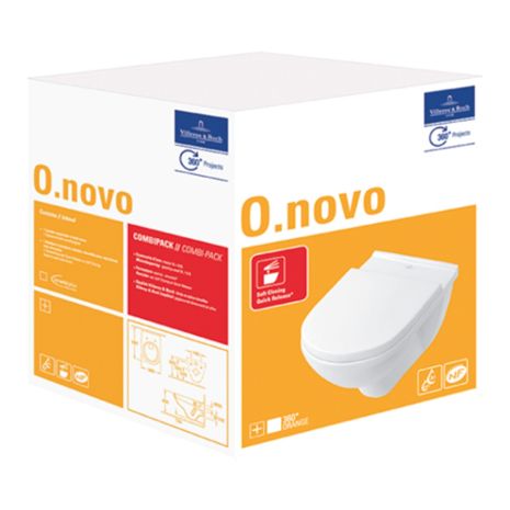 Villeroy and Boch O.Novo Wall Mounted Combi-Pack