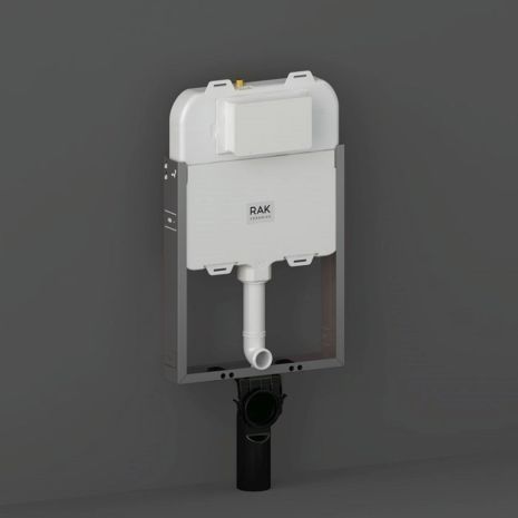 RAK-Ecofix 8cm Slimline Front Flush Concealed Toilet Cistern and Half Frame