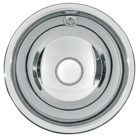 KWC DVS RONDO Stainless Steel Inset Vanity Basin