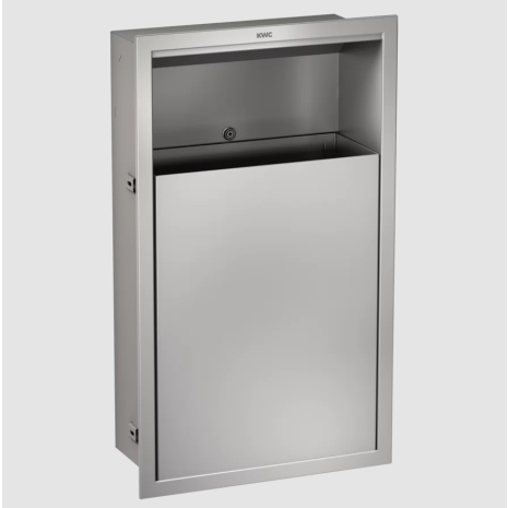 KWC DVS Recessed Stainless Steel Waste Bin