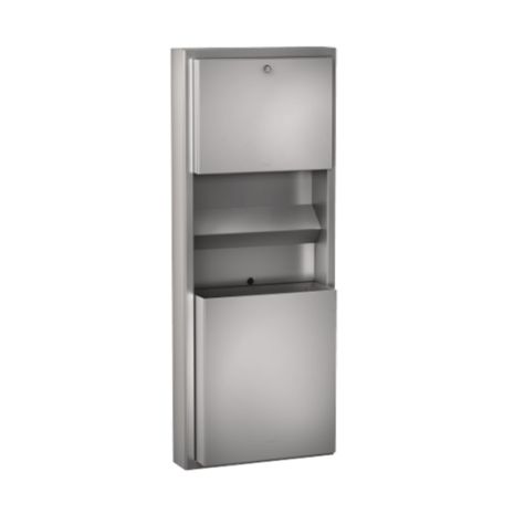 KWC DVS Wall Mounted Waste Bin, Paper Towel, Soap Dispenser