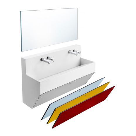 Armitage Shanks Contour 21 Splash Wall Hung Wash Trough - 1000mm | Commercial Washrooms