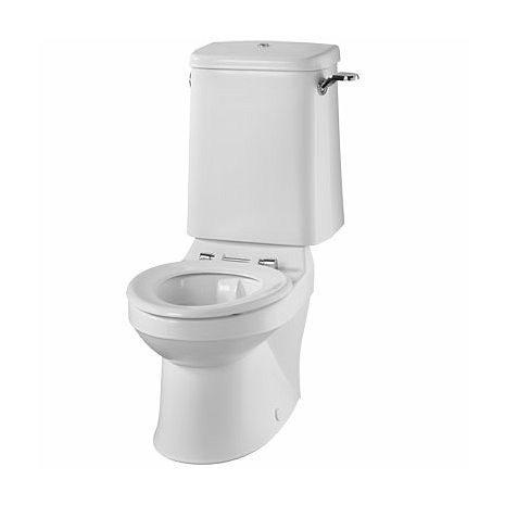 Twyford Sola School Close Coupled Rimless Toilet Pan (350mm high)