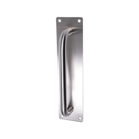 Stainless Steel Pull Handle On Mounting Plate