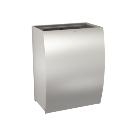 Delabie DVS Stratos 45L Wall Mounted Open Waste Bin with Optional Lid
