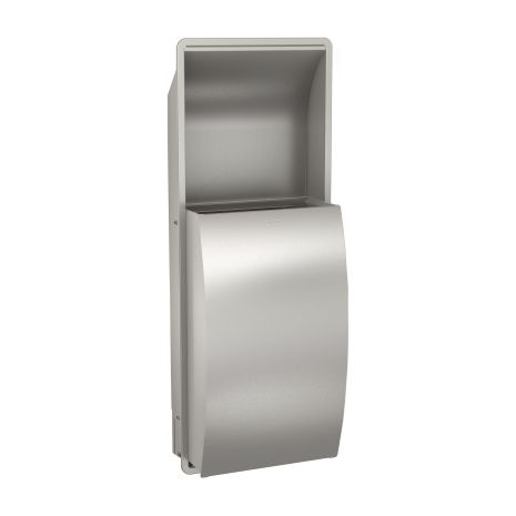 Stratos Recessed Wall Mounted Waste Bin