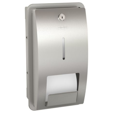 Stratos Recessed Double Toilet Roll Holder