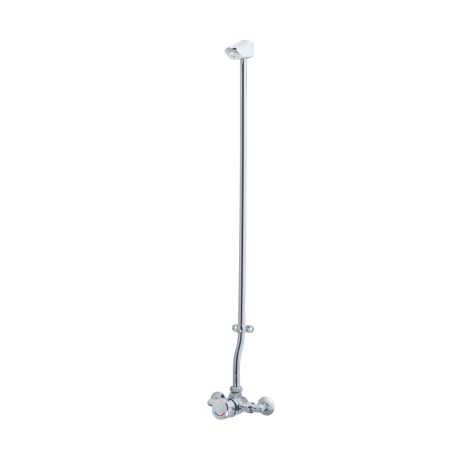 Bristan Timed Flow Temperature Adjustable Manual Shower Valve with Vandal Resistant Shower Head