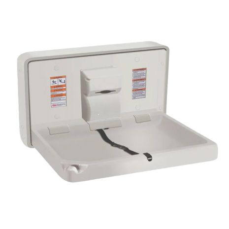 ASI Horizontal Plastic Baby Changing Station | Open | Commercial Washrooms