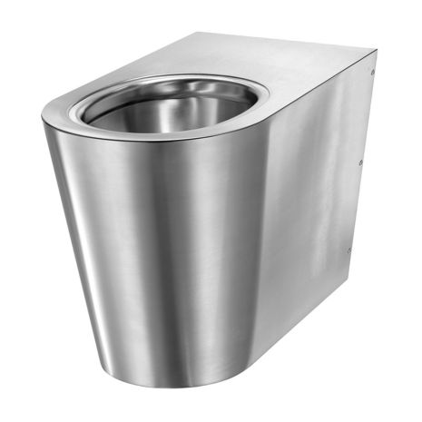 Stainless Calvi 2 Back to Wall WC Pan | Pland