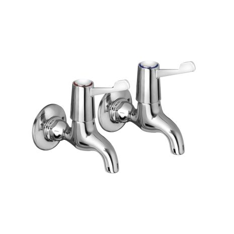 Bristan Wall Mounted Bib Taps with (76mm) Levers