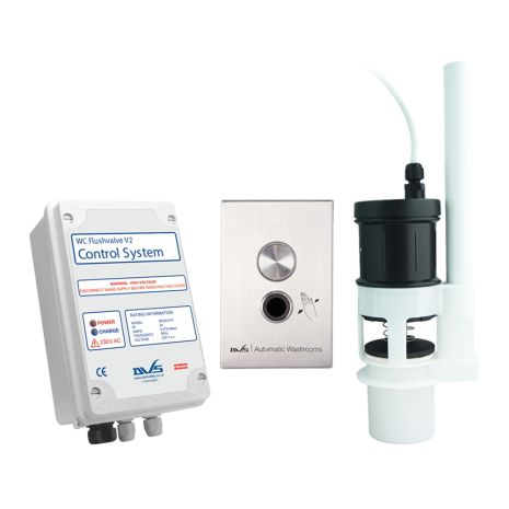 KWC DVS Automatic Toilet Sensor Flush Kit with Manual Override